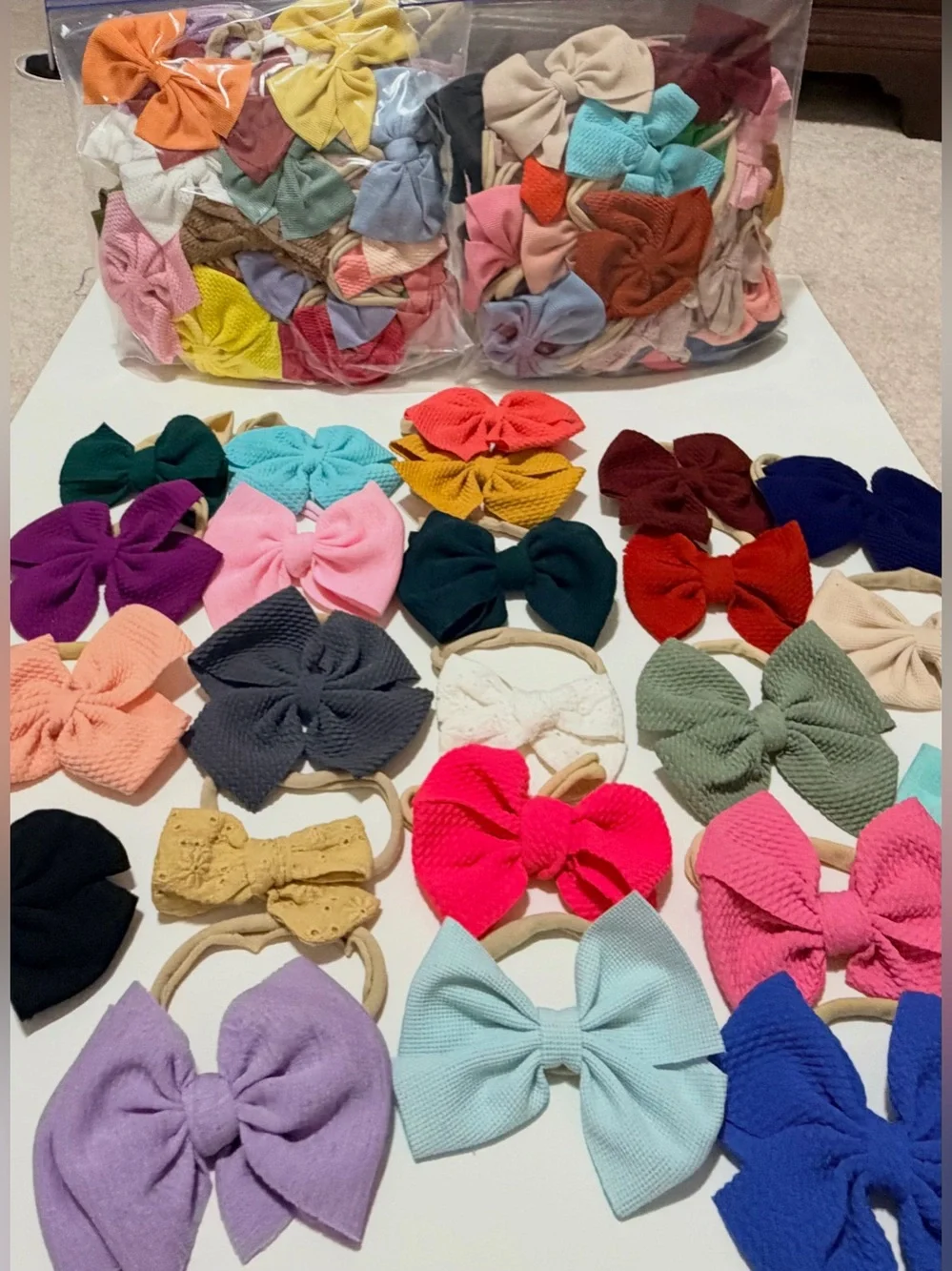 Baby Girl Bow Headband 50+ piece Bundle/Lot